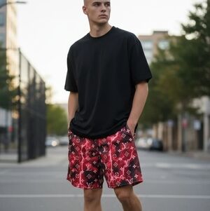 Designer Unisex Mesh Shorts With Pockets